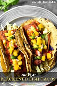Toss the fish pieces in the seasoned flour to coat. Blackened Fish Tacos In Air Fryer Spice Cravings