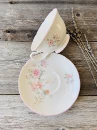 Vintage Marlborough England Cup And Saucer Cream Colored Etsy In 2020 Shabby Chic Nursery Decor Floral Tea Vintage