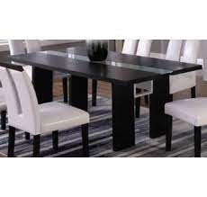 Shop for glass dining tables at cb2. Justine Black Wood Glass Dining Table W Led By Best Master Furniture