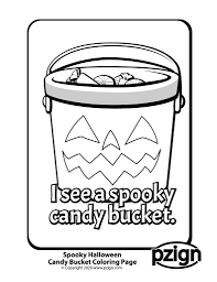 Grab your crayons and bring this happy bucket to life! Peek A Boo Spooky Halloween Coloring Pages Pzign