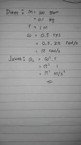 Tak hanya stimulus fisik saja, stimulus mental juga penting sebagai cara membuat wanita klimaks dengan cepat. Sebuah Bola Karet Dengan Massa 100 Gram Diikat Dengan Seutas Tali Dan Diputar Membentuk Sebuah Brainly Co Id