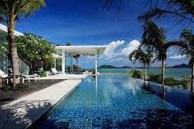 splendide villa de luxe face a l ocean situee a phuket ocean view villas island villa oceanfront