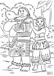 This princess moana and maui coloring pages for individual and noncommercial use only, the copyright belongs to their respective creatures or owners. Pin On Olivia Turns 2