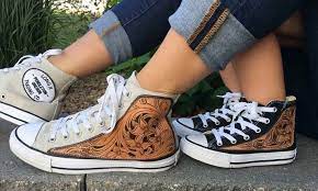 Find classic chuck, chuck 70, one star, jack purcell & more. Custom Converse By Long X Trading Co Western Shoes Leather Converse Custom Converse