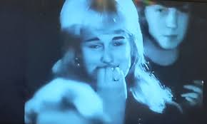 An excited Small Faces fan at the festival hall