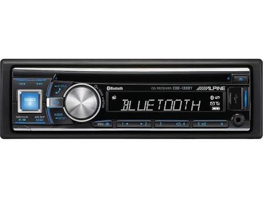 Alpine CDE-133BT CD receiver at Crutchfield