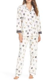 Print Flannel Pajamas