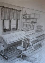 Guzel Sanatlara Hazirlik Karakalem Ic Mekan Perspektif Cizimi Tasarim Ic Mekanlar Mimari Cizimler Ic Mekan Modelleme