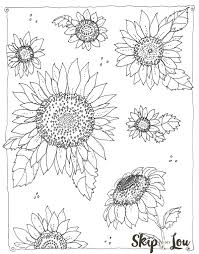 Sunflower Coloring Page In 2020 Sunflower Coloring Pages Words Coloring Book Designs Coloring Books