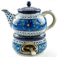 Maybe you would like to learn more about one of these? Unikat Polish Pottery Stoneware Teapot And Warmer Set 40oz U408 Polish Art Center