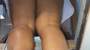 Enjoying the UPSKIRT View Helping Her on a LADDER - Thick Booty and PUSSY  Slip POV