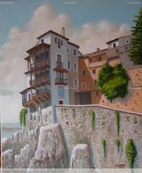 Here you will have unobstructed views of all cuenca and the gorge including the casas colgadas. Casas Colgadas Cuenca Leopoldo Picazo Cuartero Artelista Com