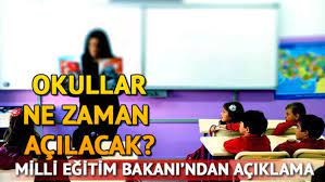 2020 ve 2021 eğitim öğretim yılı takvimi açıklandı mı? Okullar Ne Zaman Acilacak 2020 2021 Basarili Kolejler