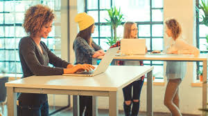 Standing Desk Workers Less Tired More Engaged Bbc News