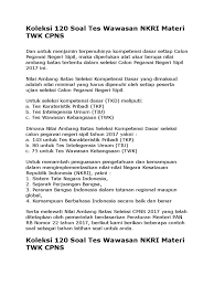 Sikap saya adalah… (e) mengerjakan soal tersisa sampai waktu habis. Contoh Soal Tes Kompetensi Mutasi Pns
