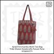 Handmade Ajrak Print Tote Bag