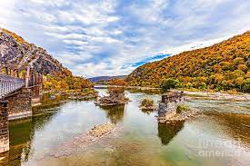 The park includes land in jefferson county, west virginia; Harpers Ferry National Historical Park 6796t Photograph By Doug Berry