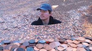 While most pennies are only worth a few bucks, highly coveted ones might be sitting in your pocket or stuck somewhere in your couch cushions. I Put Millions Of Pennies In My Friends Backyard Youtube