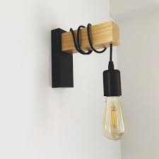 Lits En Palette Applique Industriel E27 Townshend Metal Noir Eglo Leroy Merlin Deco Chambre Industrielle Chambre Style Industriel Lit En Palette