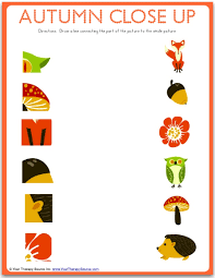 Autumn Visual Closure Worksheet Visual Perceptual Activities Visual Perception Activities Visual Motor Activities