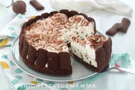 Torta Fredda Ricotta E Yogurt Con Pavesini Al Cacao Ricetta Ricette Dolci Dolci Senza Cottura Torte