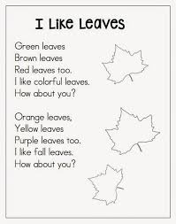 Fall Songs Joyful Learning In Kc Fall Songs Kids Poems Kindergarten Poems