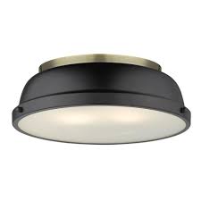 We did not find results for: Golden Lighting Duncan 2 Light Aged Brass Flush Mount With Matte Black Shade 3602 14 Ab Blk The Home Depot