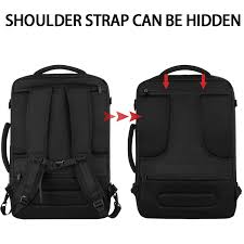 Flight On Carry 40l Backpack Travel Approved Outdoor Black For Rucksack Backpack Luggage Resistant Water Women Men For Bag Backpacks Travel Approved Airline Expandable Backpack Weekender Backpacks Bags Cases Sleeves Lightning Delivery