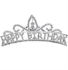 Happy Birthday Crown And Sash Rhinestone Happy Birthday Tiara Comb Sweet 16 Supplies Birthday Tiara Happy Birthday Crown Birthday Party Outfits