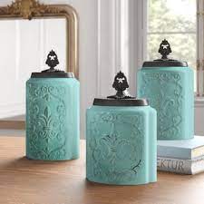 Each canister is a work of art, never to be repeated again. Kitchen Ceramic Canister Sets Wayfair
