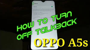 Press and hold both volume keys for 3 seconds. How To Turn Off Talkback On Oppo A5s Oppo A5s Tips Tricks Oppo A5s Turn Off Tips