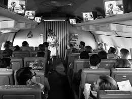 Pan Am 707 Economy Class Cabin Airline Interiors Air Travel Pan American