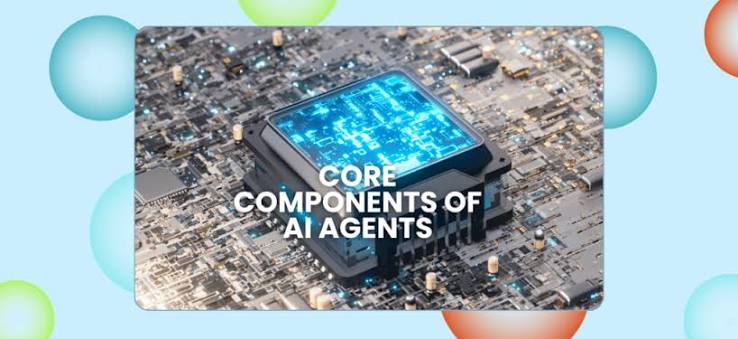 Artificial intelligence processor powering an AI agent on a digital circuit board