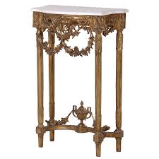 Small Gold Console Table With Marble Top Marble Top Console Table Marble Console Table French Console Table