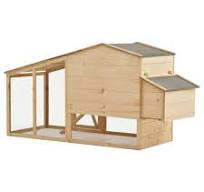 Amazon.com: vidaXL Jaula para pollos – Marco de madera de ...