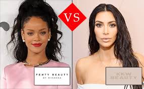 The kkw beauty red crème lipstick shades contrast beautifully against the lip liners adding dimension and shape to the lips. Rihanna S Fenty Beauty Vs Kim Kardashian S Kkw Beauty Vote Now