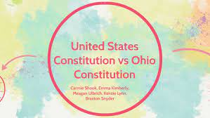 United States Constitution Vs Ohio Constitution By Carmie Shook