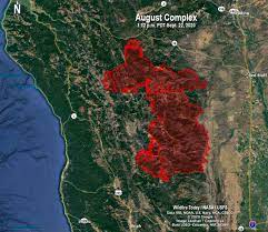 Fire data is available for download or can be viewed through a map interface. August Complex Of Fires In Northern California Has Burned 846 000 Acres Wildfire Today