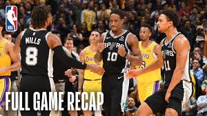 Posted by rebel posted on 30.12.2020 leave a comment on san antonio spurs vs los angeles lakers. Spurs Vs Lakers San Antonio Los Angeles Go Down To The Wire October 22 2018 Youtube