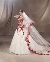White One Collection Yula Red Wedding Dresses White Wedding Dresses Ball Gown Wedding Dress