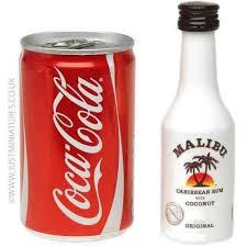 We may get commissions for purchases made through links in this post. Mini Malibu Rum Coke Malibu Coconut Rum Coke Can Just Miniatures