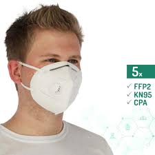 This is a fda registered disposable kf94 mask that has comparable performance of filtration like n95. 5x Atemschutzmaske Ffp2 Kn95 Mit Ventil Ce