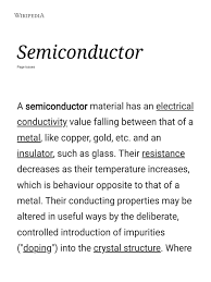 Fermi questions / fermi problems. Semiconductor Wikipedia Semiconductors Doping Semiconductor