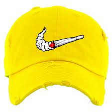 Pg Dad Hat Swoosh Yellow Dad Hat Outfits With Hats Dad Hats Hat Fashion