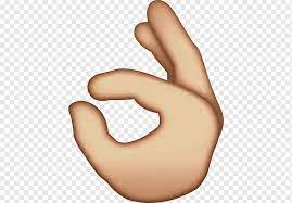 Ilustrasi Tangan Emoji Oke Emoji Ok Sign Hand Emoji Jempol Sinyal Stiker Tanda Png Pngwing