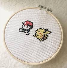 Also, free pattern downloads for beading, cross stitch, knitting, crochet. Pokemon Yellow 8bit Cross Stitch Pikachu Following Ash Album On Imgur
