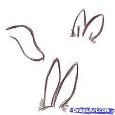 To begin, draw an upside down triangle with two straight lines coming out of the top middle. How To Draw Bunny Ears Step By Step Drawing Tutorial Easy