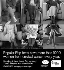 Screening information for cervical cancer. Print Advertisement Featuring Images From The Television Advertisement Download Scientific Diagram