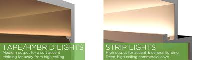 A wide variety of led strip ceiling options are available to you, such as color temperature(cct), lamp body luces led de 5 metros cob strip light for ceiling. Lighting Your Coves And Crown Molding With Leds