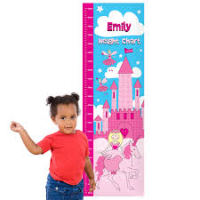 Personalised Height Chart Princess Height Chart